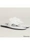Hermes Galerie Sandals In White Calfskin