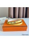 Hermes Gamma 13mm Belt in White Epsom Leather and Yellow Swift Leather