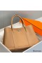 Hermes Garden Party 30 Bag In Chai Taurillon Leather