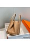 Hermes Garden Party 30 Bag In Chai Taurillon Leather