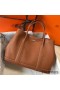 Hermes Garden Party 30 Bag In Gold Taurillon Leather