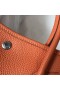 Hermes Garden Party 30 Bag In Orange Taurillon Leather