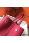 Hermes Garden Party 30 Bag In Rose Red Taurillon Leather
