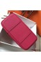 Hermes Garden Party 30 Bag In Rose Red Taurillon Leather