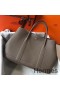 Hermes Garden Party 30 Bag In Taupe Taurillon Leather