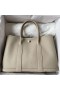 Hermes Garden Party 30 Handmade Bag in Beton Negonda Leather