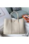 Hermes Garden Party 30 Handmade Bag in Beton Negonda Leather