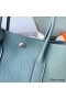 Hermes Garden Party 30 Handmade Bag in Ciel Negonda Leather