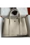 Hermes Garden Party 30 Handmade Bag in Craie Clemence Leather