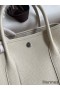 Hermes Garden Party 30 Handmade Bag in Craie Clemence Leather