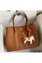 Hermes Garden Party 30 Handmade Bag in Gold Clemence Leather