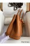 Hermes Garden Party 30 Handmade Bag in Gold Clemence Leather