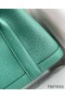 Hermes Garden Party 30 Handmade Bag in Malachite Clemence Leather