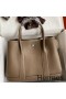 Hermes Garden Party 30 Handmade Bag in Taupe Clemence Leather
