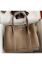 Hermes Garden Party 30 Handmade Bag in Taupe Clemence Leather