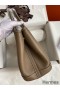 Hermes Garden Party 30 Handmade Bag in Taupe Clemence Leather