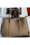 Hermes Garden Party 30 Handmade Bag in Taupe Negonda Leather