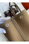 Hermes Garden Party 30 Handmade Bag in Taupe Negonda Leather