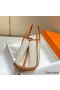 Hermes Garden Party 30cm Bag in Toile and Gold Leather