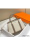 Hermes Garden Party 30cm Bag in Toile and Taupe Leather