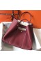 Hermes Garden Party 36 Bag In Bordeaux Clemence Leather