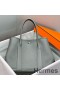 Hermes Garden Party 36 Bag In Gris Meyer Clemence Leather