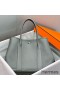 Hermes Garden Party 36 Bag In Gris Meyer Clemence Leather