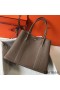 Hermes Garden Party 36 Bag In Taupe Clemence Leather