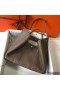 Hermes Garden Party 36 Bag In Taupe Clemence Leather