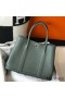 Hermes Garden Party 36 Bag In Vert Amanda Clemence Leather