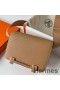 Hermes Geta Handmade Bag In Chai Chevre Mysore Leather