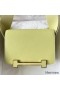 Hermes Geta Handmade Bag In Jaune Bourgeon Chevre Mysore Leather