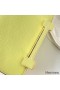 Hermes Geta Handmade Bag In Jaune Bourgeon Chevre Mysore Leather