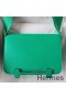 Hermes Geta Handmade Bag In Menthe Chevre Mysore Leather