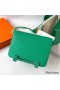 Hermes Geta Handmade Bag In Menthe Chevre Mysore Leather
