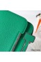 Hermes Geta Handmade Bag In Menthe Chevre Mysore Leather