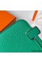 Hermes Geta Handmade Bag In Menthe Chevre Mysore Leather