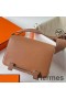 Hermes Geta Handmade Bag In Quebracho Chevre Mysore Leather