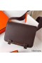 Hermes Geta Handmade Bag In Rouge Sellier Chevre Mysore Leather