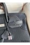 Hermes Ghillies Birkin 35cm Limited - edition Bag In Black Calfskin