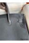 Hermes Ghillies Birkin 35cm Limited - edition Bag In Black Calfskin