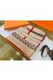 Hermes Grey/Orange Panoplie Equestre Eyeliner Shawl 140