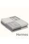 Hermes Grey Avalon III Throw Blanket