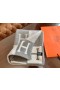 Hermes Grey Avalon III Throw Blanket