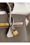 Hermes HSS Birkin 25 Sellier Bag in Etain and Gris Mouette Epsom Calfskin