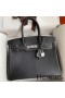 Hermes HSS Birkin 30 Bicolor Bag in Black and Red Chevre Mysore Leather