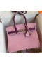 Hermes HSS Birkin 30 Bicolor Bag in Mauve Sylvestre and Anemone Epsom Calfskin