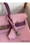 Hermes HSS Birkin 30 Bicolor Bag in Mauve Sylvestre and Anemone Epsom Calfskin