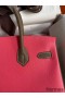 Hermes HSS Birkin 30 Bicolor Bag in Rose Lipstick and Taupe Epsom Calfskin