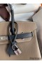 Hermes HSS Birkin 30 Bicolor Bag in Taupe and Black Epsom Calfskin